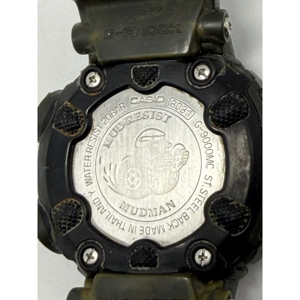 Casio G-9000MC Mudman G-Shock New Battery Camouflage Mens Watch 45MM 9
